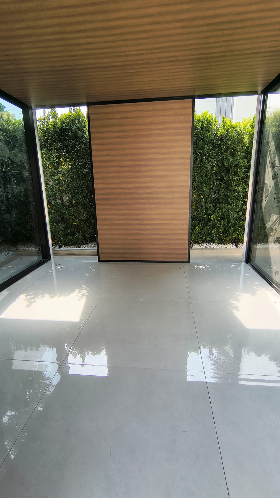 Garden sliding door